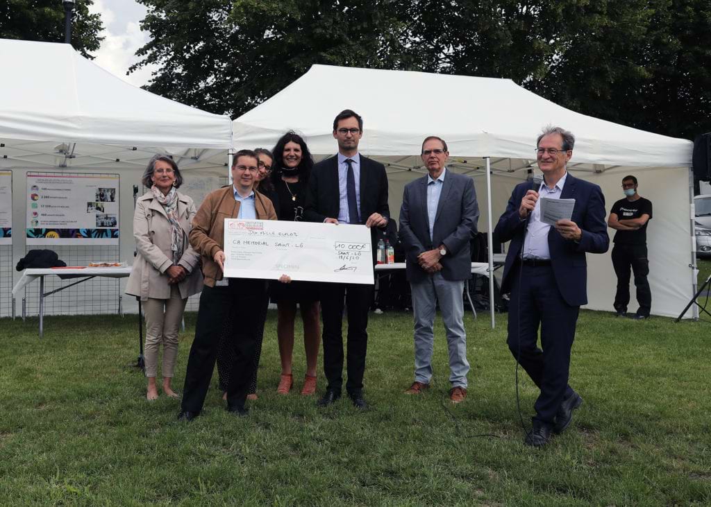 Le Fonds Caisse d’Epargne Normandie pour l’Initiative Solidaire a participé à la réalisation de l’espace d’activités intergénérationnel du Centre Hospitalier de Saint-Lô Parc Ecureuil