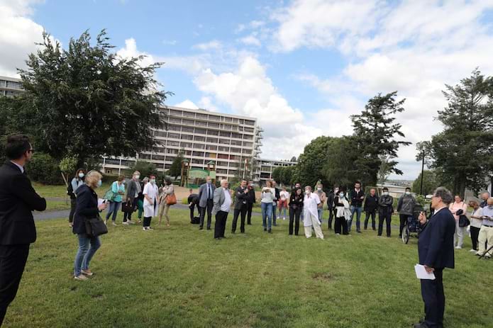 Le Fonds Caisse d’Epargne Normandie pour l’Initiative Solidaire a participé à la réalisation de l’espace d’activités intergénérationnel du Centre Hospitalier de Saint-Lô Parc Ecureuil