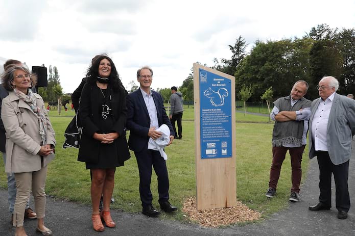 Le Fonds Caisse d’Epargne Normandie pour l’Initiative Solidaire a participé à la réalisation de l’espace d’activités intergénérationnel du Centre Hospitalier de Saint-Lô Parc Ecureuil